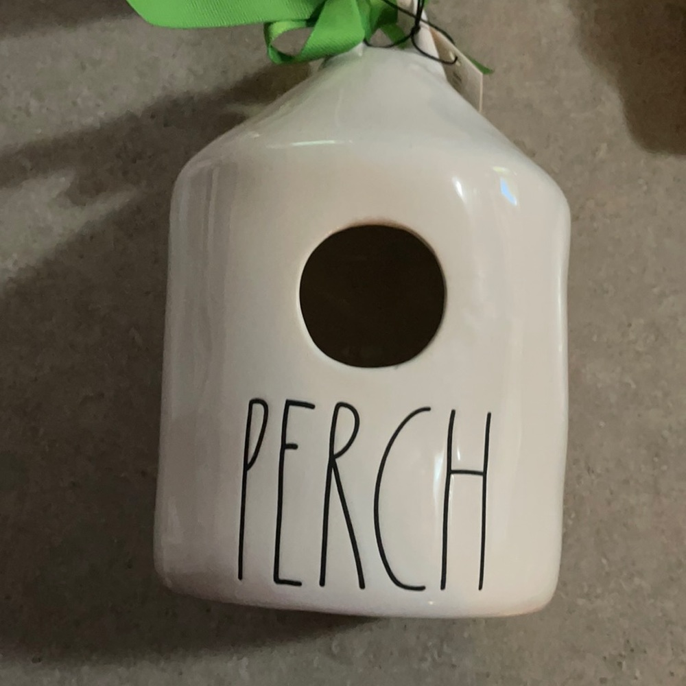 Rae Dunn perch birdhouse new
